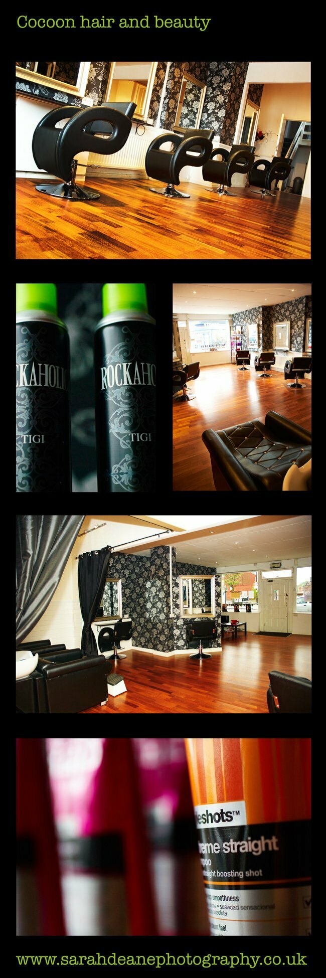 Cocoon Hair and Beauty Salon Interior Photography Newcastle 2