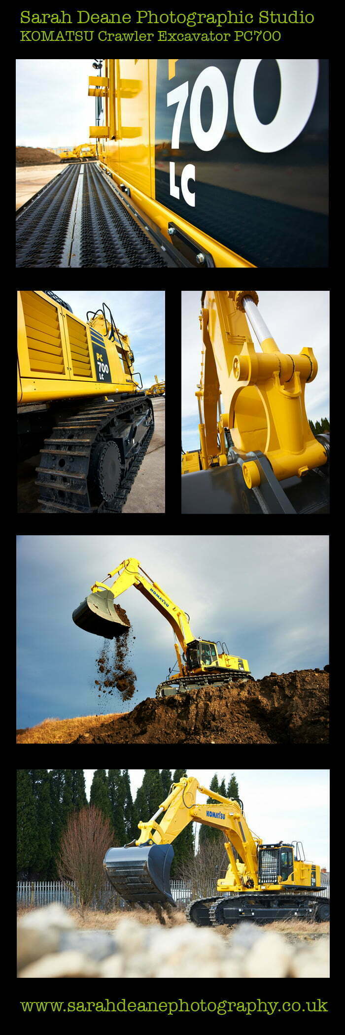 komatsu pc700 crawler excavator pics