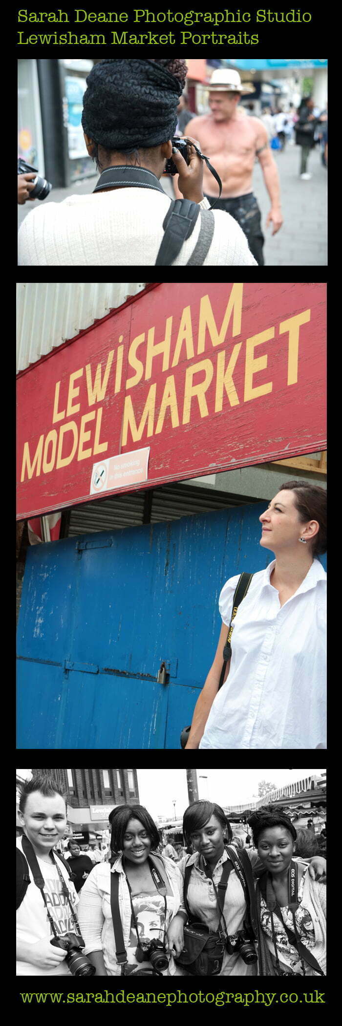 lewisham market portraits teaching photography summer workshop