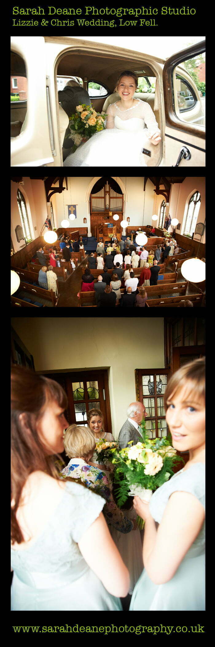 1, lizzie and chris wedding photos at low fell church, gateshead