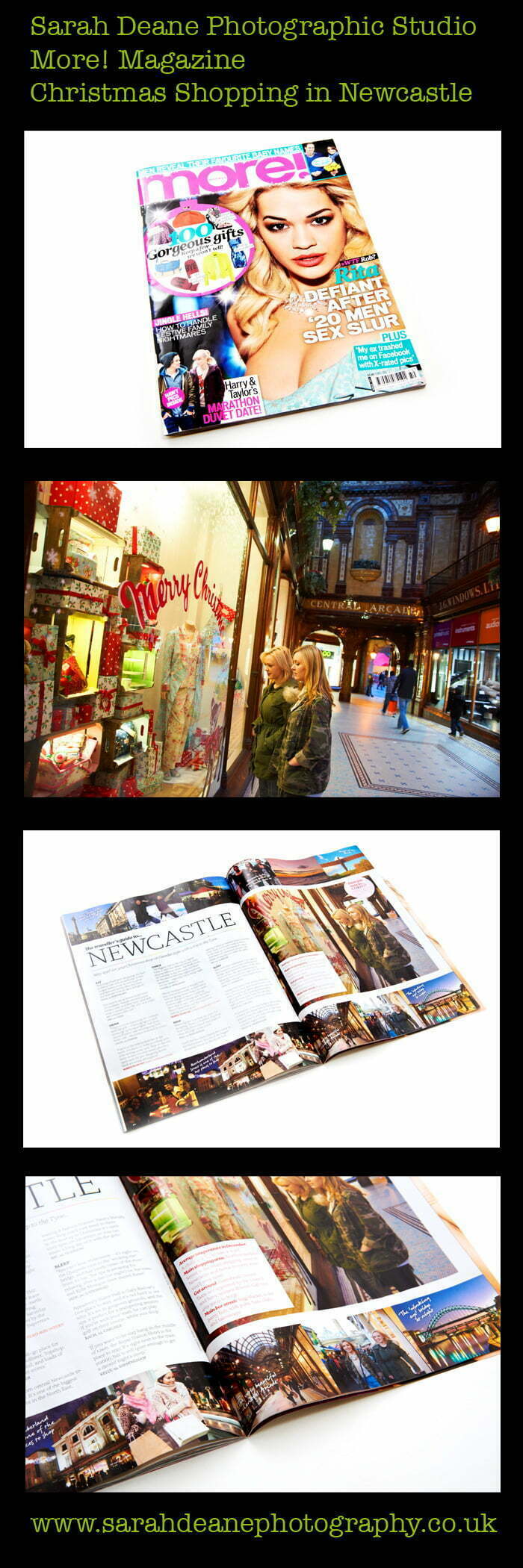 Christmas shopping photography in newcastle upon tyne, for more magazine