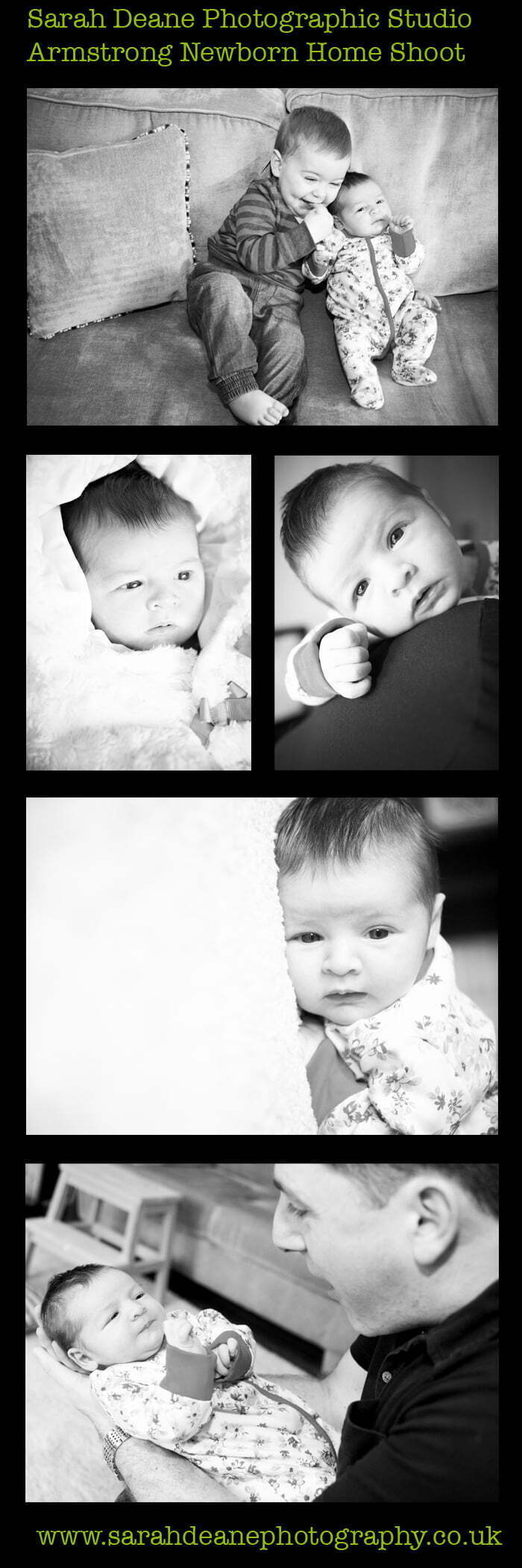 newborn family portraits at home in low fell gateshead