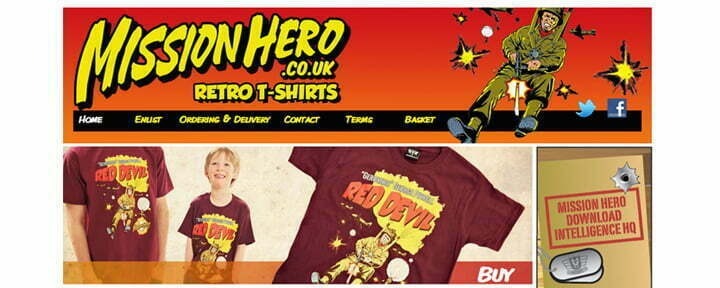 mission hero t shirts