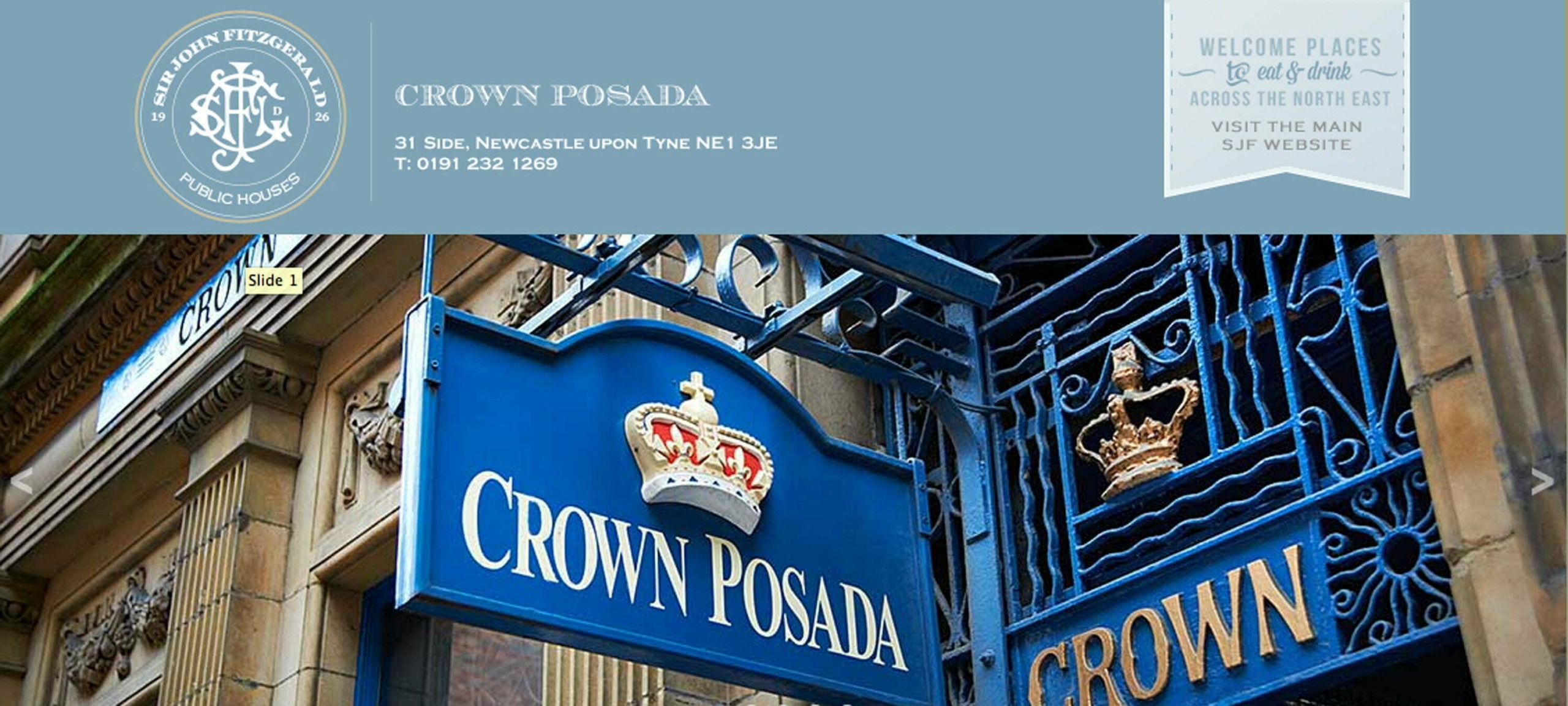 Crown Posada Newcastle SJF pub company