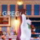 Photographer in Newcastle shoots images for Greggs on Northumberland St