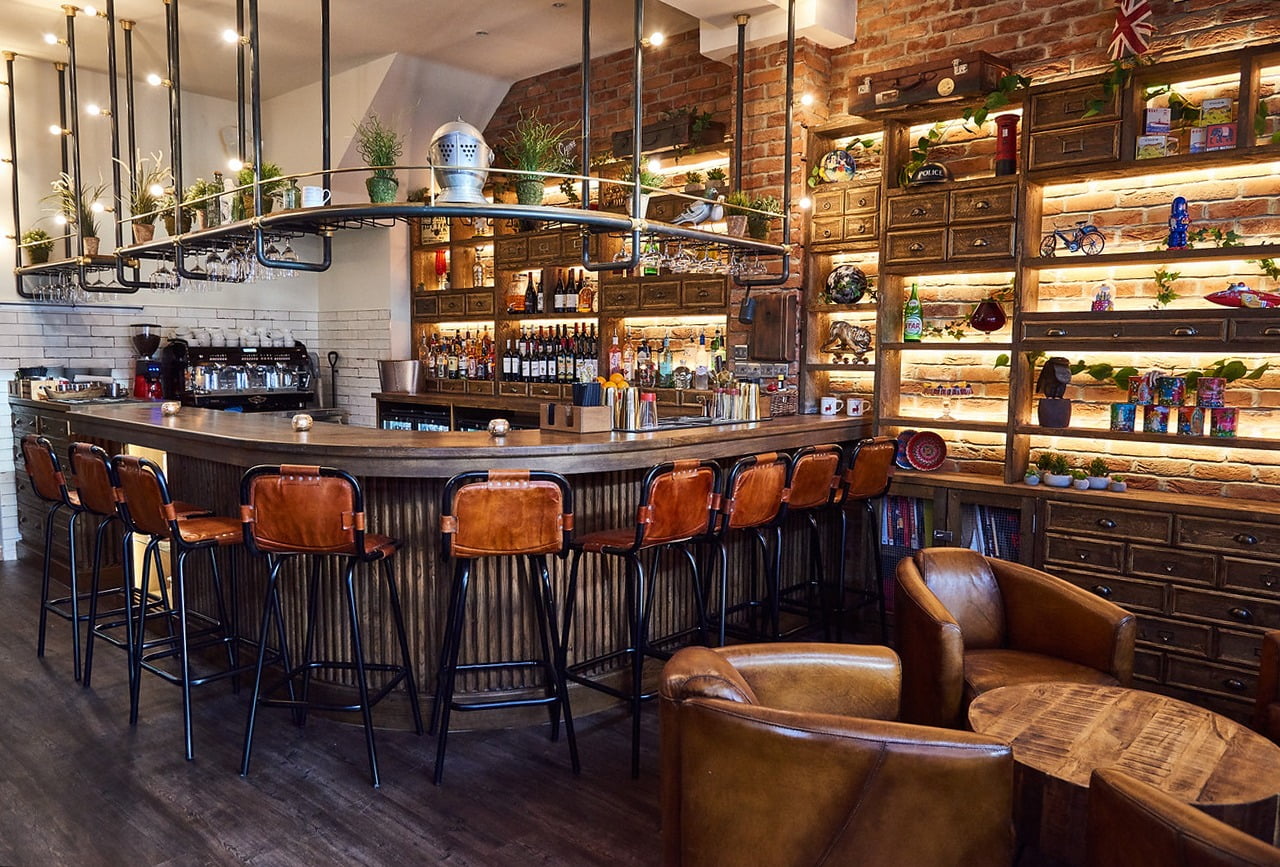 Restaurant interiors photography to show the newly refurbished Arlo of Jesmond