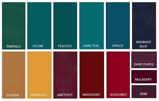 Headshot background colour options